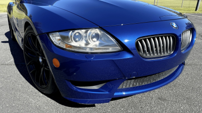 2008 BMW Z4 M Coupe in Interlagos Blue Metallic over Imola Red Nappa