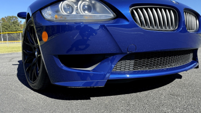 2008 BMW Z4 M Coupe in Interlagos Blue Metallic over Imola Red Nappa