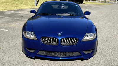 2008 BMW Z4 M Coupe in Interlagos Blue Metallic over Imola Red Nappa