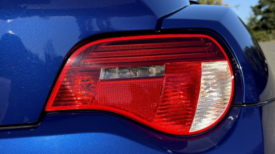 2008 BMW Z4 M Coupe in Interlagos Blue Metallic over Imola Red Nappa