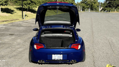 2008 BMW Z4 M Coupe in Interlagos Blue Metallic over Imola Red Nappa