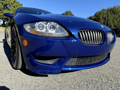 2008 BMW Z4 M Coupe in Interlagos Blue Metallic over Imola Red Nappa