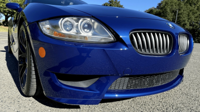 2008 BMW Z4 M Coupe in Interlagos Blue Metallic over Imola Red Nappa