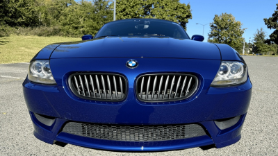 2008 BMW Z4 M Coupe in Interlagos Blue Metallic over Imola Red Nappa