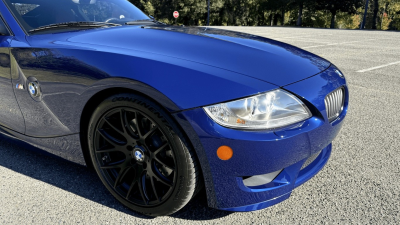 2008 BMW Z4 M Coupe in Interlagos Blue Metallic over Imola Red Nappa