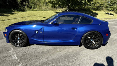 2008 BMW Z4 M Coupe in Interlagos Blue Metallic over Imola Red Nappa