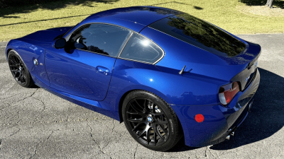 2008 BMW Z4 M Coupe in Interlagos Blue Metallic over Imola Red Nappa