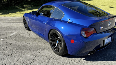 2008 BMW Z4 M Coupe in Interlagos Blue Metallic over Imola Red Nappa