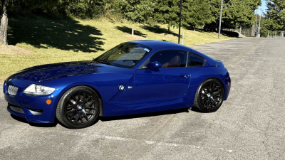 2008 BMW Z4 M Coupe in Interlagos Blue Metallic over Imola Red Nappa