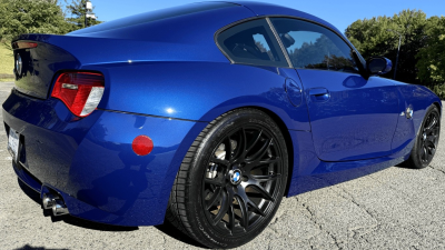 2008 BMW Z4 M Coupe in Interlagos Blue Metallic over Imola Red Nappa