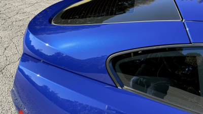 2008 BMW Z4 M Coupe in Interlagos Blue Metallic over Imola Red Nappa