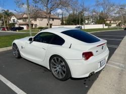 2008 BMW Z4 M Coupe in Alpine White III over Imola Red Nappa