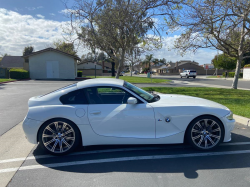 2008 BMW Z4 M Coupe in Alpine White III over Imola Red Nappa