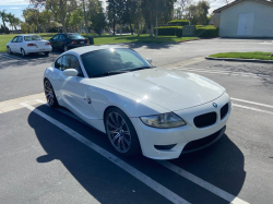 2008 BMW Z4 M Coupe in Alpine White III over Imola Red Nappa