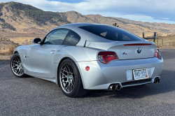 2008 BMW Z4 M Coupe in Titanium Silver Metallic over Imola Red Nappa