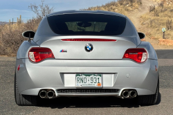 2008 BMW Z4 M Coupe in Titanium Silver Metallic over Imola Red Nappa