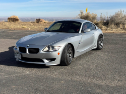 2008 BMW Z4 M Coupe in Titanium Silver Metallic over Imola Red Nappa