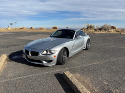 2008 BMW Z4 M Coupe in Titanium Silver Metallic over Imola Red Nappa