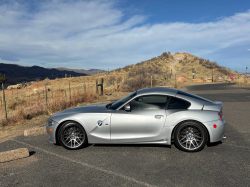 2008 BMW Z4 M Coupe in Titanium Silver Metallic over Imola Red Nappa