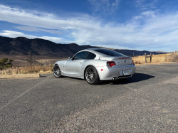 2008 BMW Z4 M Coupe in Titanium Silver Metallic over Imola Red Nappa