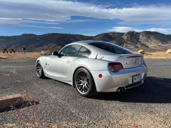 2008 BMW Z4 M Coupe in Titanium Silver Metallic over Imola Red Nappa