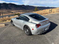 2008 BMW Z4 M Coupe in Titanium Silver Metallic over Imola Red Nappa