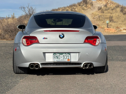 2008 BMW Z4 M Coupe in Titanium Silver Metallic over Imola Red Nappa