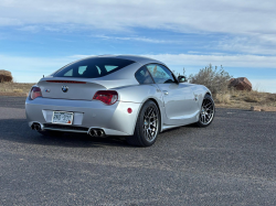 2008 BMW Z4 M Coupe in Titanium Silver Metallic over Imola Red Nappa