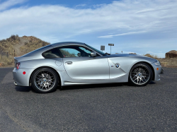 2008 BMW Z4 M Coupe in Titanium Silver Metallic over Imola Red Nappa