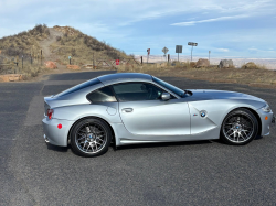 2008 BMW Z4 M Coupe in Titanium Silver Metallic over Imola Red Nappa