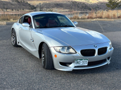 2008 BMW Z4 M Coupe in Titanium Silver Metallic over Imola Red Nappa