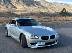 2008 BMW Z4 M Coupe in Titanium Silver Metallic over Imola Red Nappa