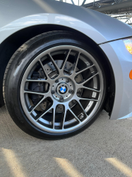 2008 BMW Z4 M Coupe in Titanium Silver Metallic over Imola Red Nappa