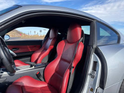 2008 BMW Z4 M Coupe in Titanium Silver Metallic over Imola Red Nappa