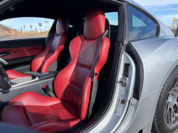 2008 BMW Z4 M Coupe in Titanium Silver Metallic over Imola Red Nappa