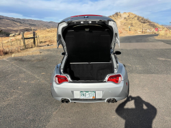 2008 BMW Z4 M Coupe in Titanium Silver Metallic over Imola Red Nappa