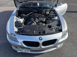 2008 BMW Z4 M Coupe in Titanium Silver Metallic over Imola Red Nappa