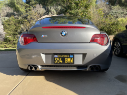 2008 BMW Z4 M Coupe in Space Gray Metallic over Black Nappa