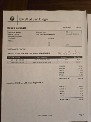 2008 BMW Z4 M Coupe in Space Gray Metallic over Black Nappa