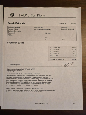 2008 BMW Z4 M Coupe in Space Gray Metallic over Black Nappa