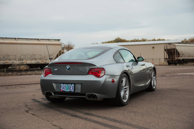 2008 BMW Z4 M Coupe in Space Gray Metallic over Black Nappa