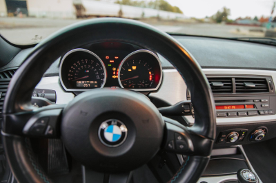 2008 BMW Z4 M Coupe in Space Gray Metallic over Black Nappa